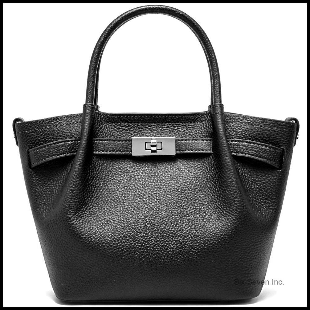 Genuine Leather Bucket Bag Crossbody Tote Satchel Handbag Luxury Designer